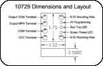 10729 Dimensions and Layout