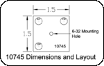 10745 Dimensions and Layout