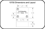 10755 Dimensions and Layout